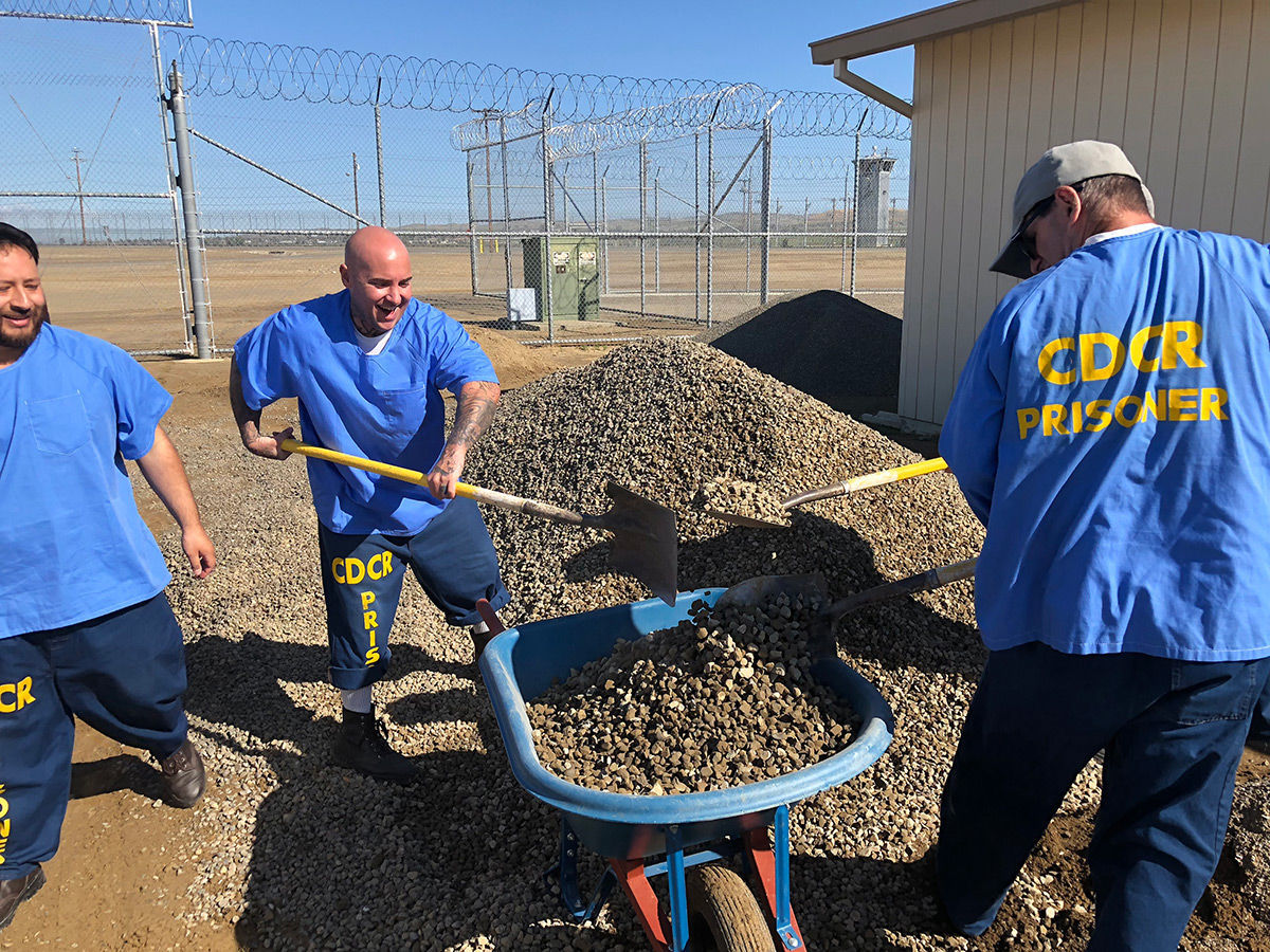 Avenal State Prison garden